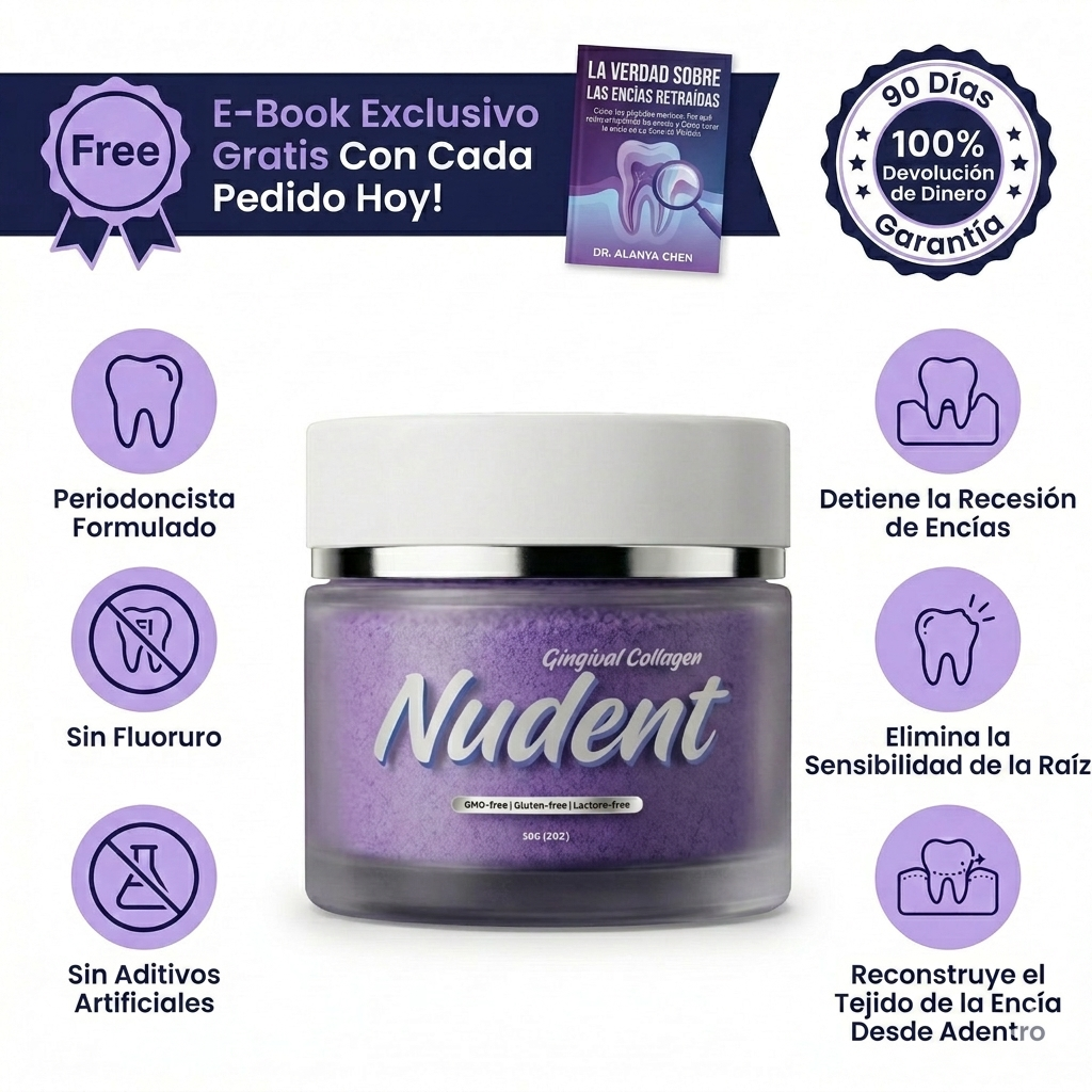 Nudent Gingival Maritime Collagen — Encías retraídas y regeneración del tejido