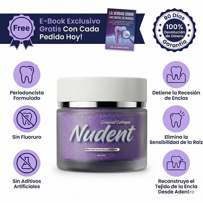 Nudent Gingival Maritime Collagen — Encías retraídas y regeneración del tejido