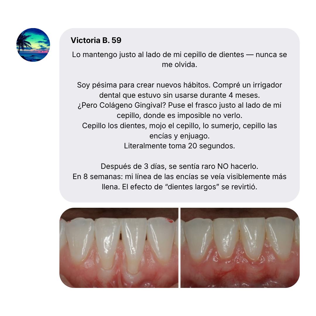 Nudent Gingival Maritime Collagen — Encías retraídas y regeneración del tejido